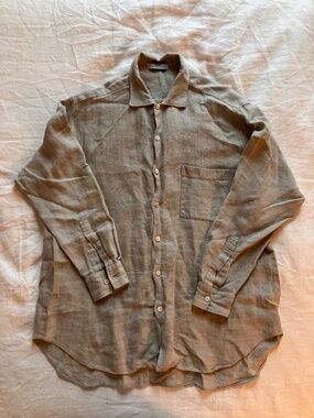 Linen Button Up Shirt